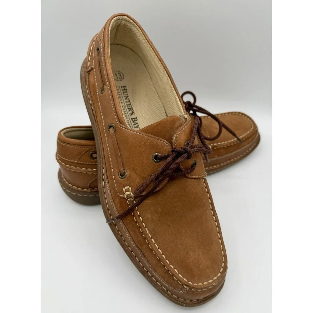 Brown Hunters Bay Leather Collection Men's Shoes Size 13 Leather Upper Balance